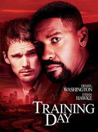 Training Day Movie Poster Print showcasing intense film themes.