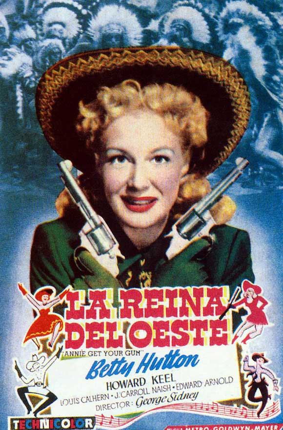 Annie Get Your Gun Movie Poster Print showcasing classic film art.