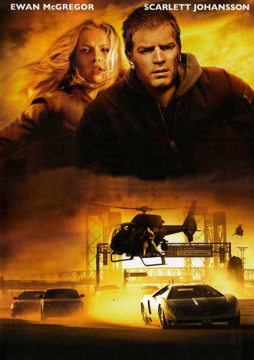 The Island movie poster print showcasing vibrant imagery.
