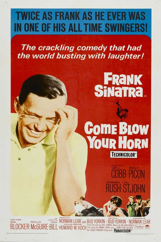 Come Blow Your Horn Movie Poster Print featuring classic cinema art.