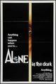 Alone in the Dark Movie Poster Print featuring suspenseful artwork.