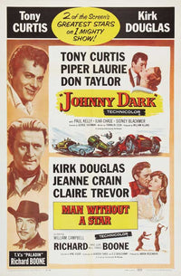 Man Without a Star Movie Poster Print showcasing classic Western film imagery.