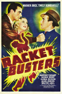 Racket Busters Movie Poster Print showcasing vibrant colors and cinematic excitement.
