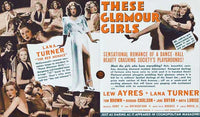 These Glamour Girls Movie Poster Print showcasing classic cinema charm.