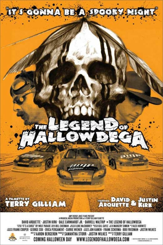 The Legend of Hallowdega Movie Poster Print featuring Halloween themes.