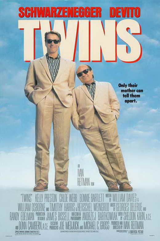 Twins Movie Poster Print - Classic Comedy Decor (27 x 40)