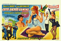 Mam'zelle Pigalle Movie Poster Print showcasing classic cinema art.