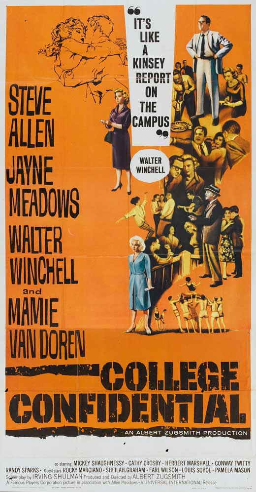 College Confidential movie poster print showcasing vibrant visuals.