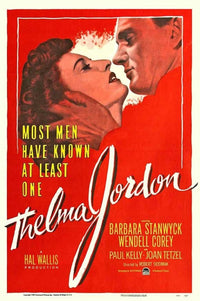 The File on Thelma Jordon Movie Poster Print showcasing classic film art.