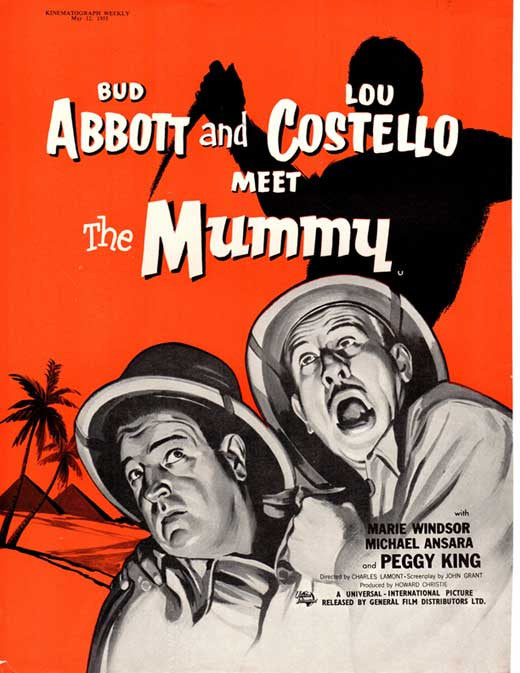 Abbott and Costello Meet the Mummy Movie Poster Print (27x40)