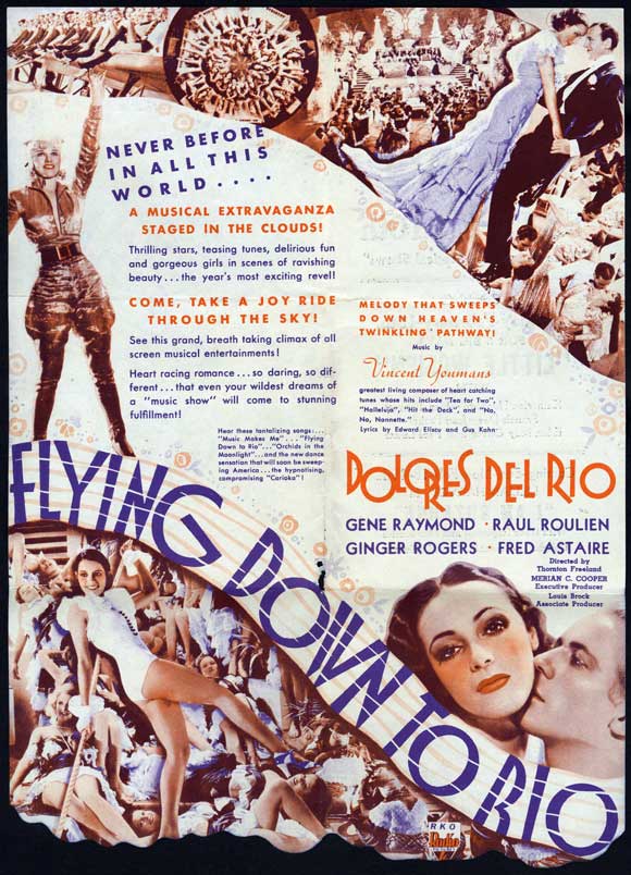 Flying Down to Rio Movie Poster Print showcasing classic cinema.