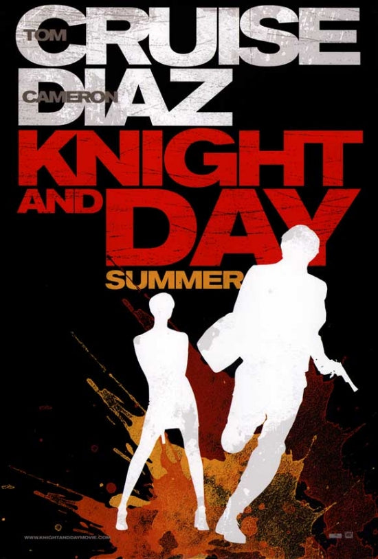Knight and Day Movie Poster Print featuring action and romance.
