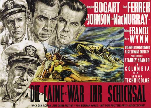 The Caine Mutiny Movie Poster Print showcasing classic film art.