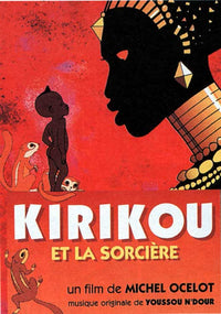 Kirikou and the Sorceress Movie Poster Print showcasing vibrant animated artwork.