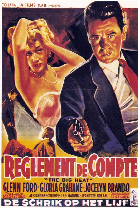 The Big Heat Movie Poster Print showcasing classic film art.