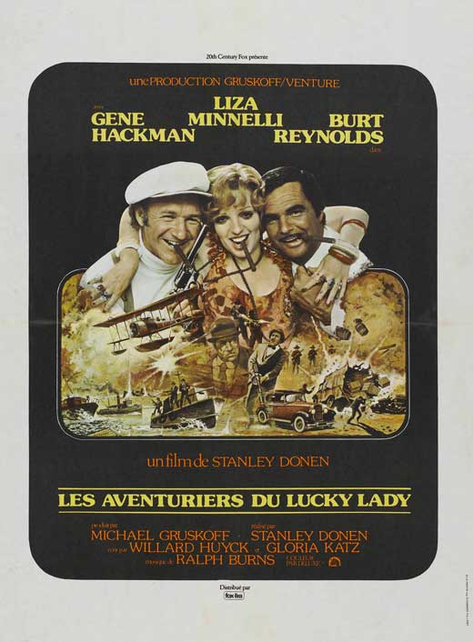 Lucky Lady Movie Poster Print showcasing classic cinematic art.