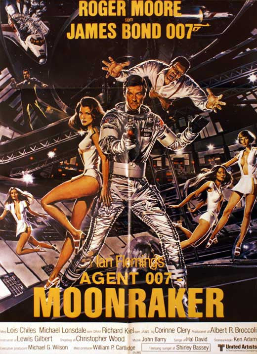 Moonraker Movie Poster Print (27x40) - Classic Film Artwork