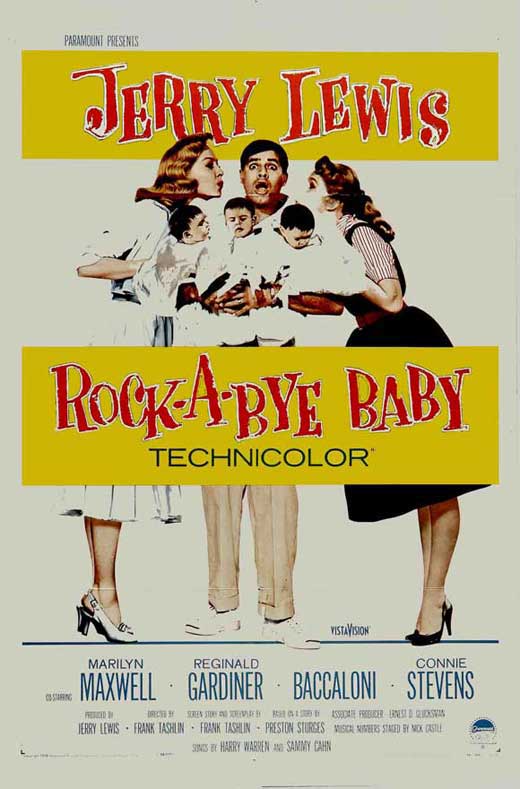 Rock a Bye Baby Movie Poster Print featuring classic film imagery.