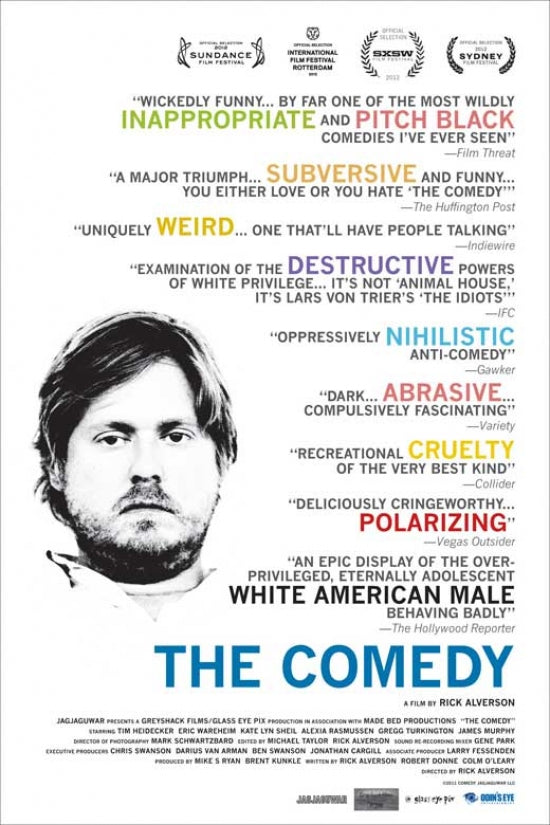 Comedy Movie Poster Print featuring colorful design suitable for home decor.