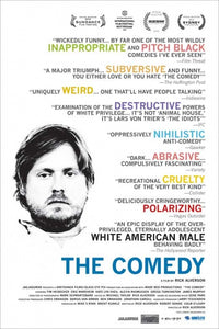 Comedy Movie Poster Print featuring colorful design suitable for home decor.