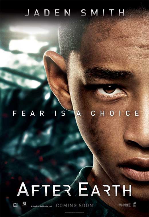 After Earth Movie Poster Print showcasing vibrant colors and sci-fi themes.