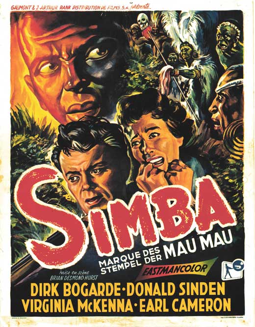 Vibrant Simba Movie Poster Print featuring classic animation characters.