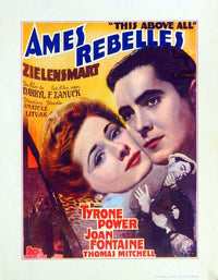This Above All Movie Poster Print showcasing classic film artwork.