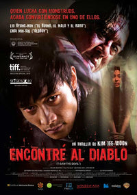 I Saw the Devil Movie Poster Print featuring dramatic imagery from the film.