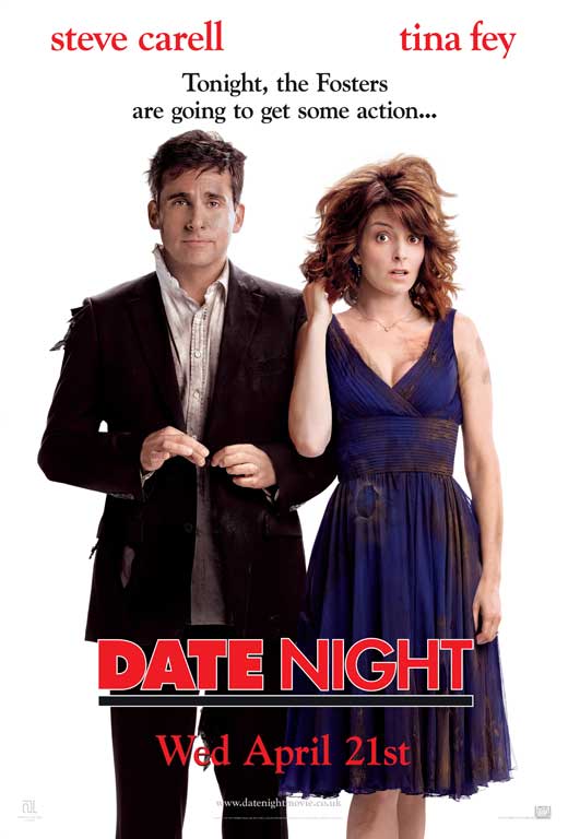 Date Night Movie Poster Print capturing romantic moments.