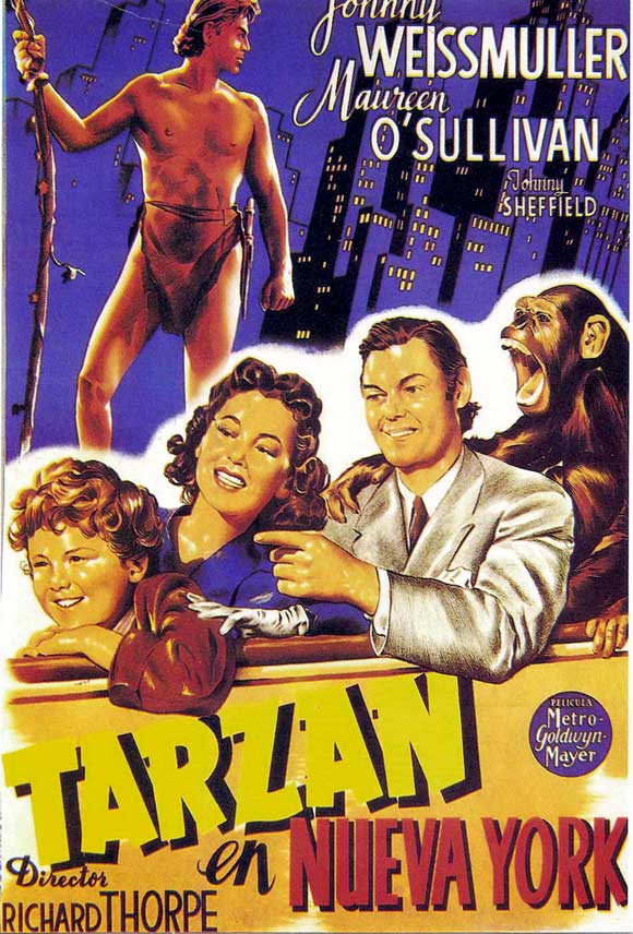 Tarzan's New York Adventure Movie Poster Print showcasing adventure and excitement.