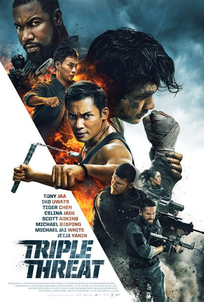 Triple Threat Movie Poster Print (11x17) | Pop Culture Graphics