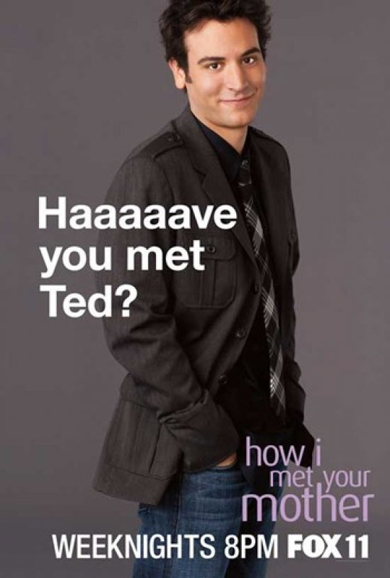 How I Met Your Mother Movie Poster Print featuring iconic moments from the sitcom.