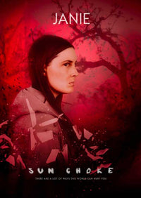 Sun Choke Movie Poster Print featuring vibrant artwork