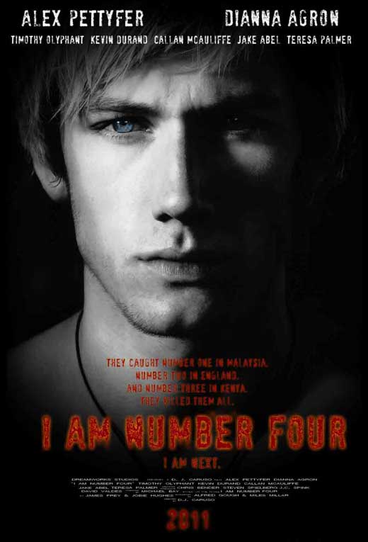I Am Number Four Movie Poster Print featuring thrilling sci-fi imagery.