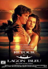 Return to the Blue Lagoon Movie Poster Print featuring stunning visuals.