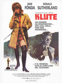 Klute Movie Poster Print - Classic Film Artwork