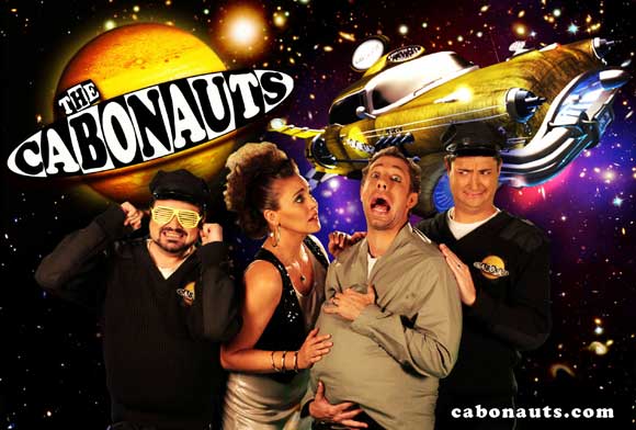 The Cabonauts Movie Poster Print showcasing vibrant colors and imaginative design.