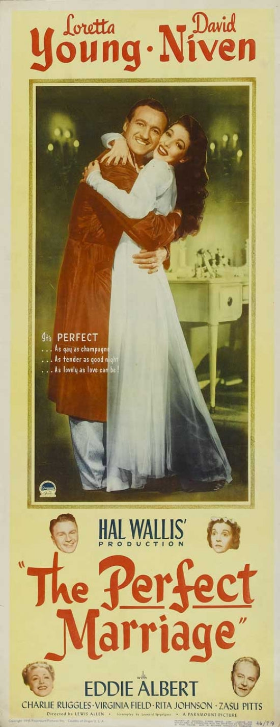 The Perfect Marriage Movie Poster showcasing love and commitment.