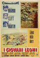 The Young Lions Movie Poster Print showcasing classic film art.