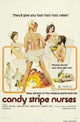 Candy Stripe Nurses Movie Poster Print featuring colorful design