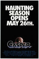 Casper Movie Poster Print featuring the friendly ghost in a whimsical design.