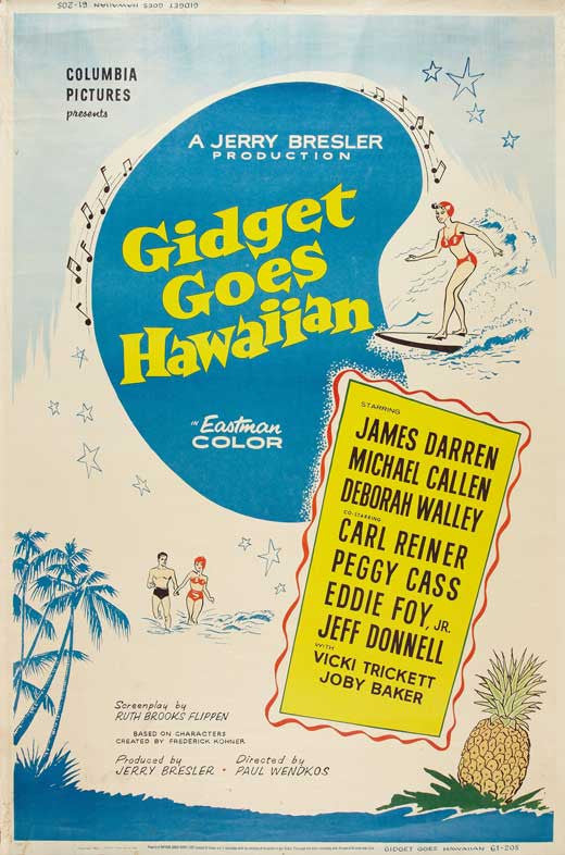Gidget Goes Hawaiian Movie Poster Print (11x17) - Item #MOVGB47163