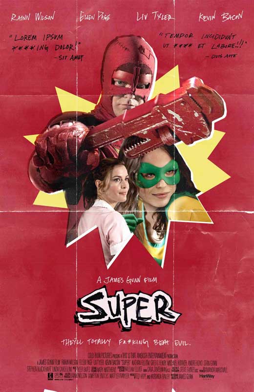 Super Movie Poster Print showcasing vibrant cinema artwork.