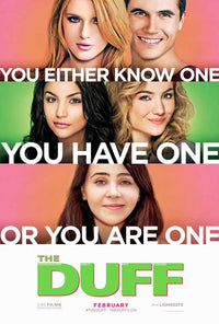 The Duff Movie Poster Print showcasing vibrant colors and design.