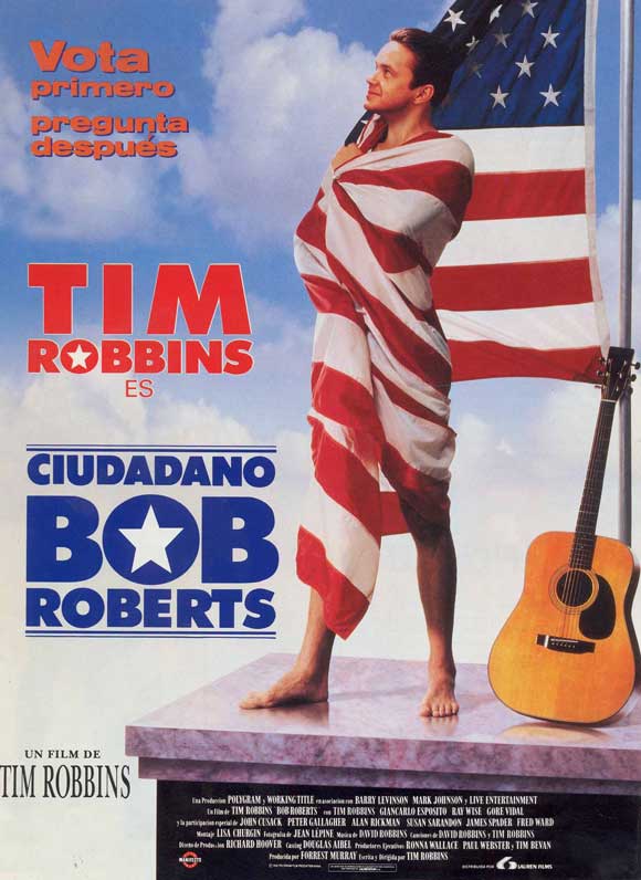 Bob Roberts Movie Poster Print showcasing vibrant colors and classic film design.