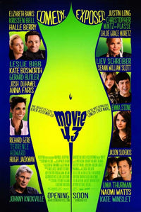 Movie 43 Poster Print featuring iconic comedy moments.