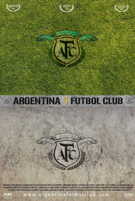 Argentina Futbol Club Movie Poster Print showcasing soccer passion.