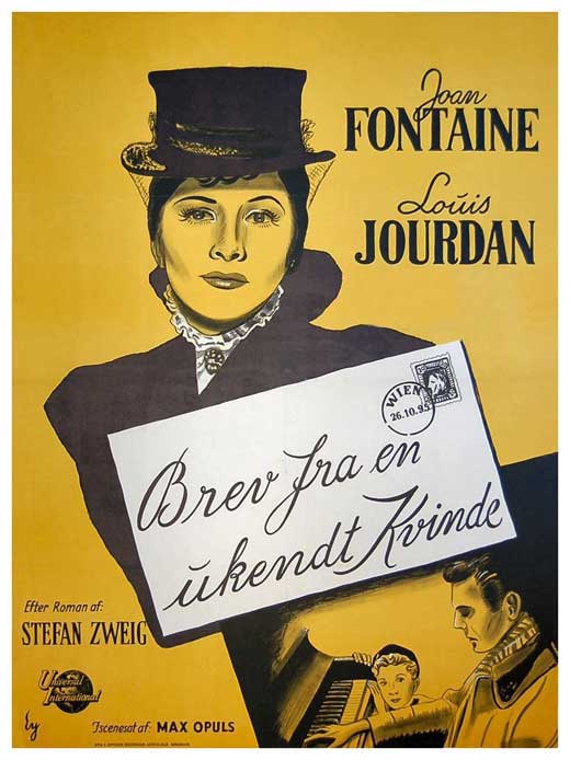 Letter from an Unknown Woman Movie Poster Print featuring classic film art.