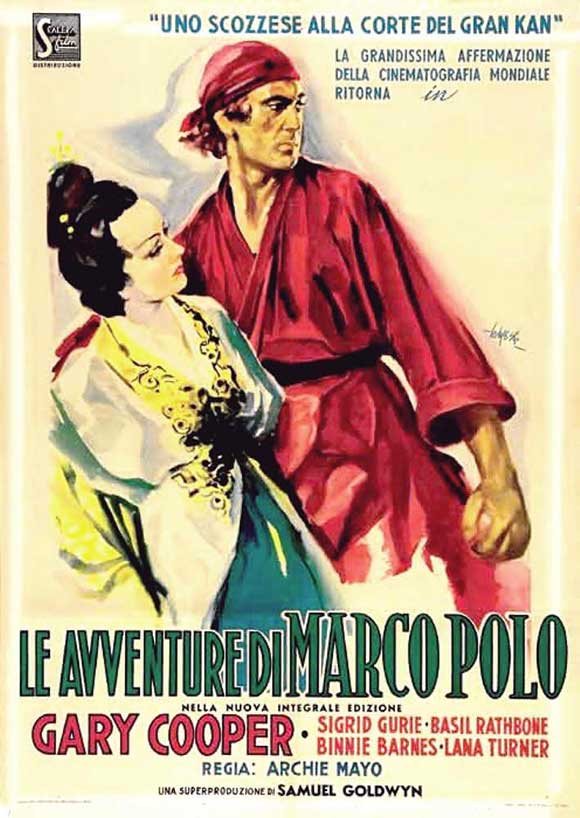 The Adventures of Marco Polo Movie Poster Print, vibrant colors and adventure theme.