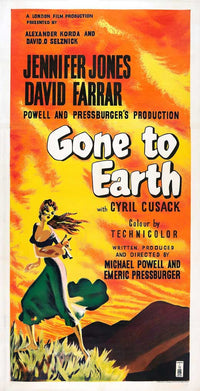 Gone to Earth Movie Poster Print showcasing stunning visuals